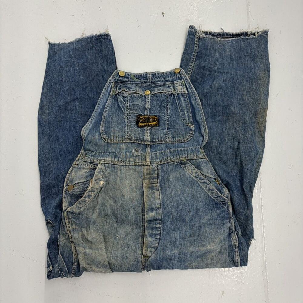 Vintage 50s Washington Dee Cee Sanforized Overalls 31x27